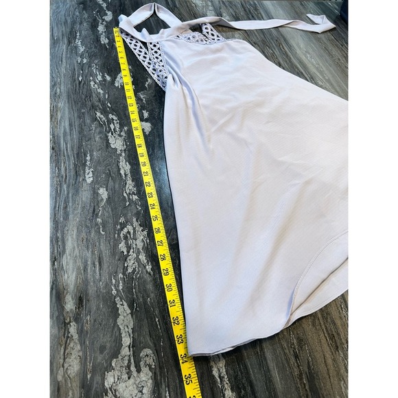 Lulus Any Sway Shape or Form Purple Lace Halter Dress Size Small Boho Festival - Picture 11 of 16